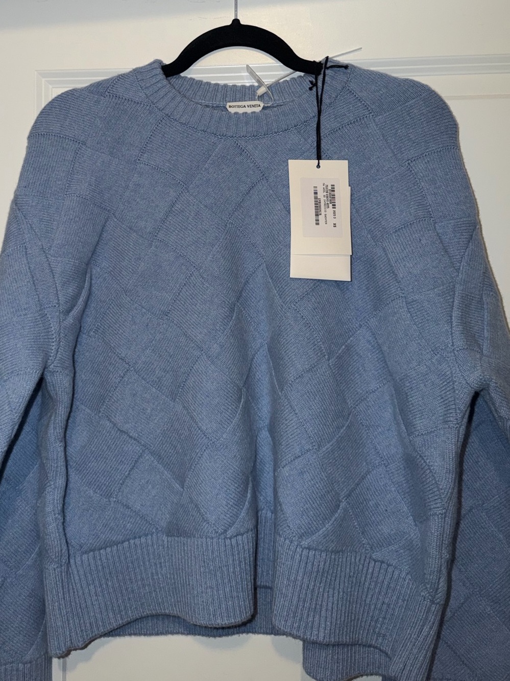 Bottega Veneta Pastel Blue Knitted Sweater